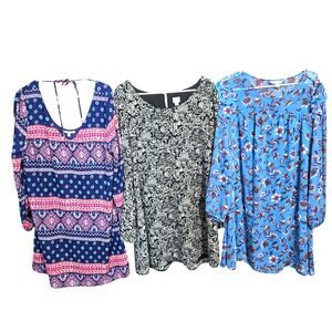 Womens Extra Large 16 18 Tops Shirts Blouses Sweaters Wholesale Bulk Lot of 3 XL